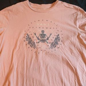 Pink Vans tshirt in good condition